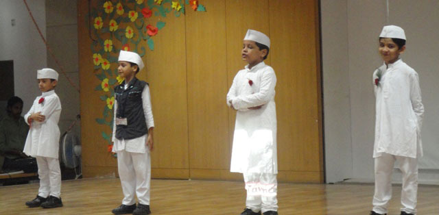 Fancy Dress Day for Pre-Primary children on the of theme Freedom Fighter's  of India | Millennium World School, Faridabad